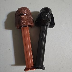 Star Wars Dispenser Set - Chewbacca and Darth Vader Pez Dispenser